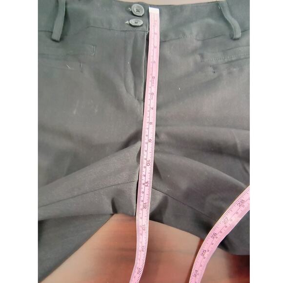 New Direction Dress Slacks Women's Sz 12 Onyx Straight Leg Mid Rise Career Work - Picture 12 of 16